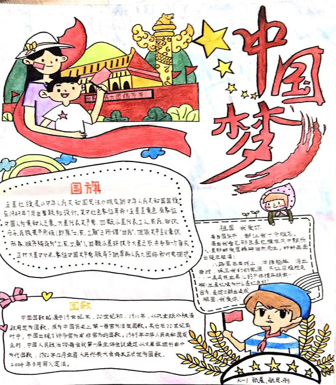 中国梦我的梦主题手抄报图片（5张）-图5