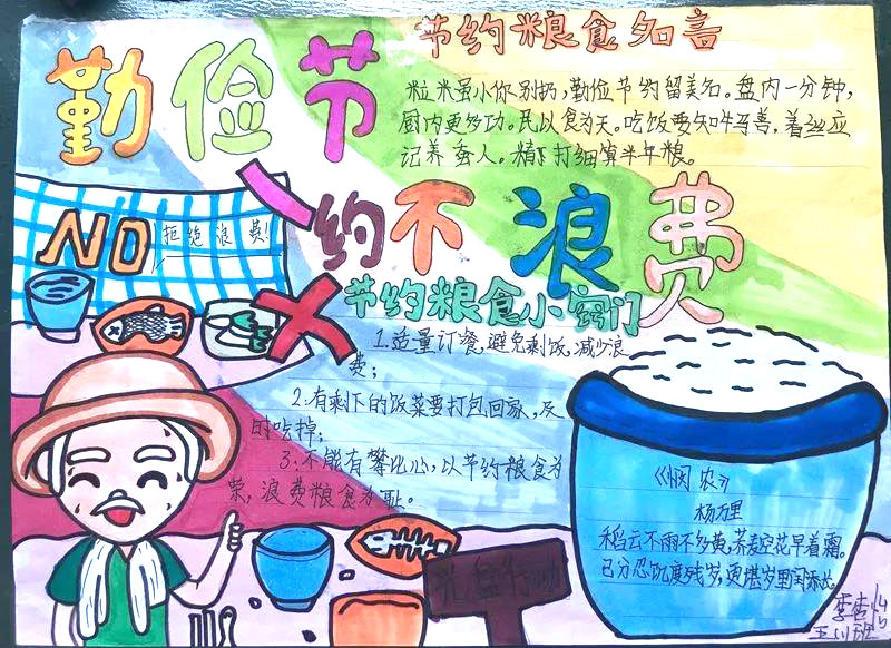 我们的世界粮食日手抄报-图3