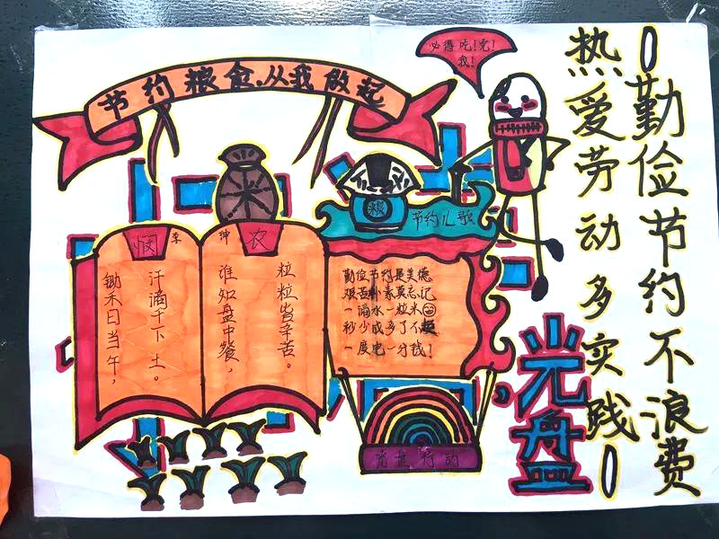 我们的世界粮食日手抄报-图5