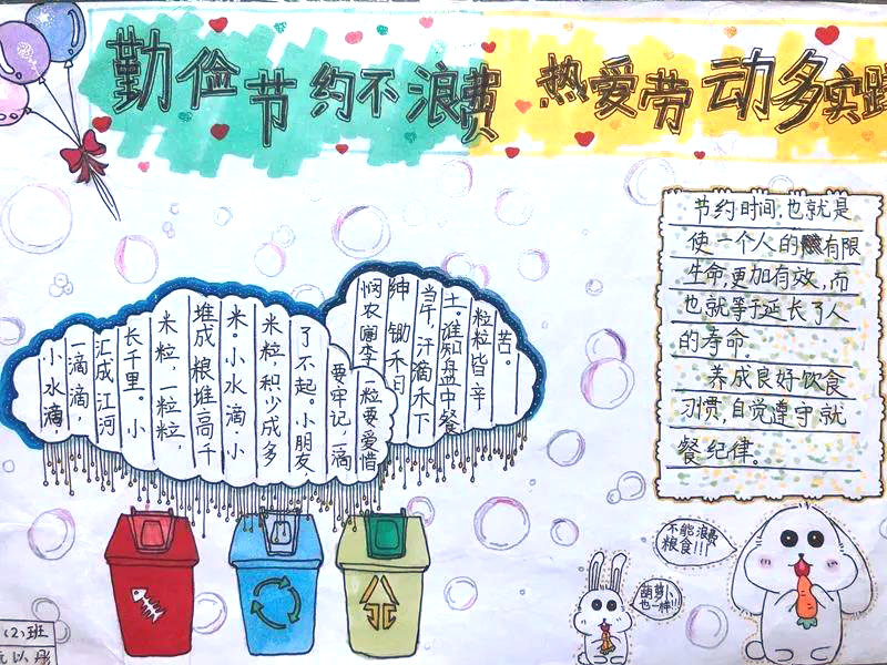 我们的世界粮食日手抄报-图8