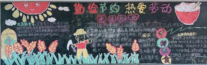 世界粮食日黑板报图片-图9