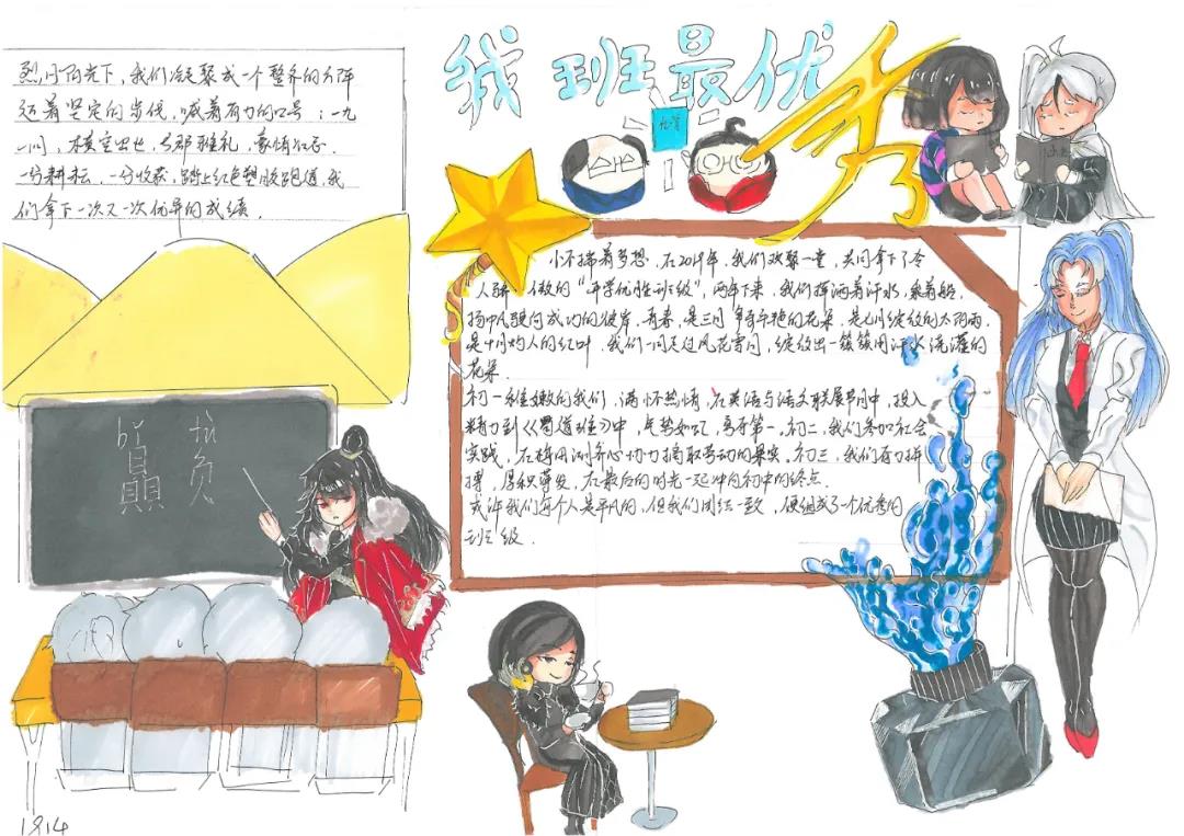 我班最优秀主题手抄报绘画一等奖-图6