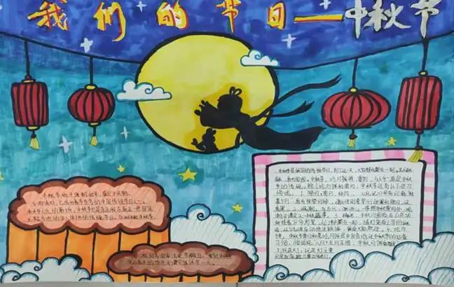 4张简单的中秋节儿童画画图片-图4