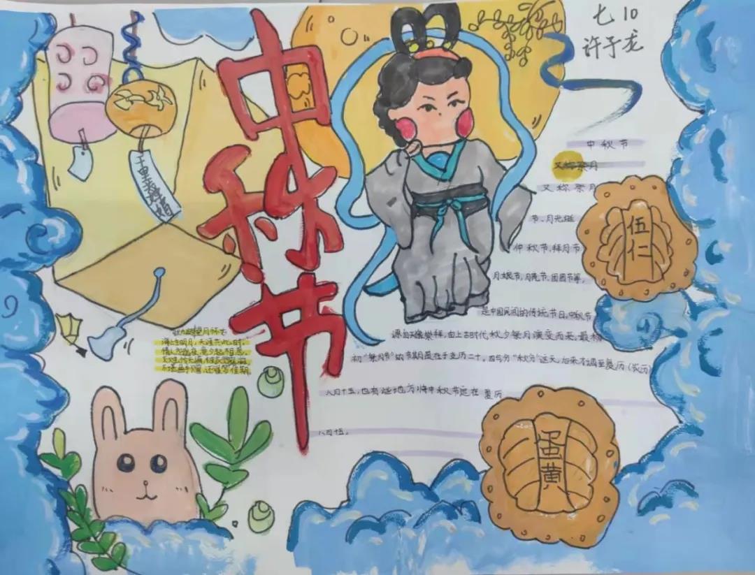 “我们的节日——中秋节”手抄报作品-图4