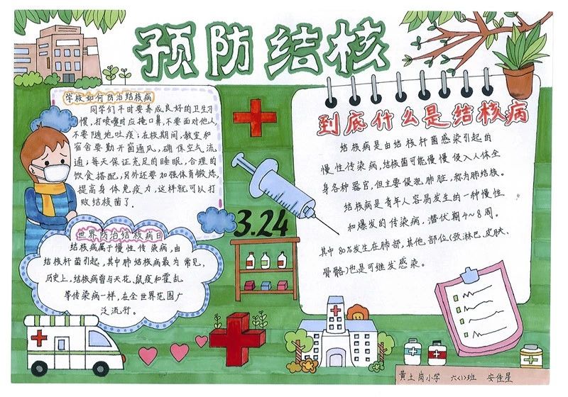 关于预防结核病的手抄报-图3