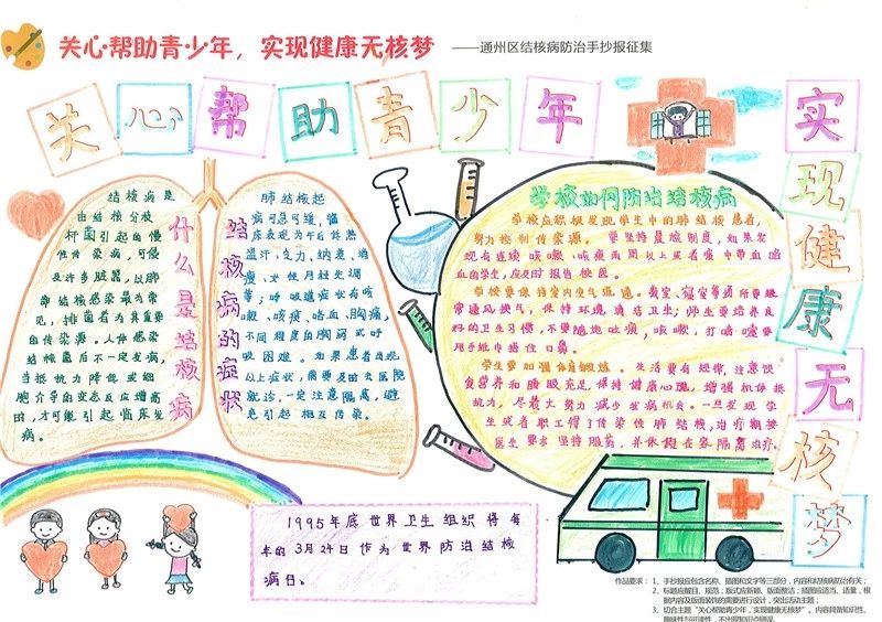 关于预防结核病的手抄报-图1