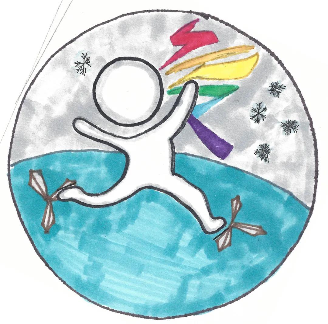 北京冬奥图案创意设计手绘图片-图7