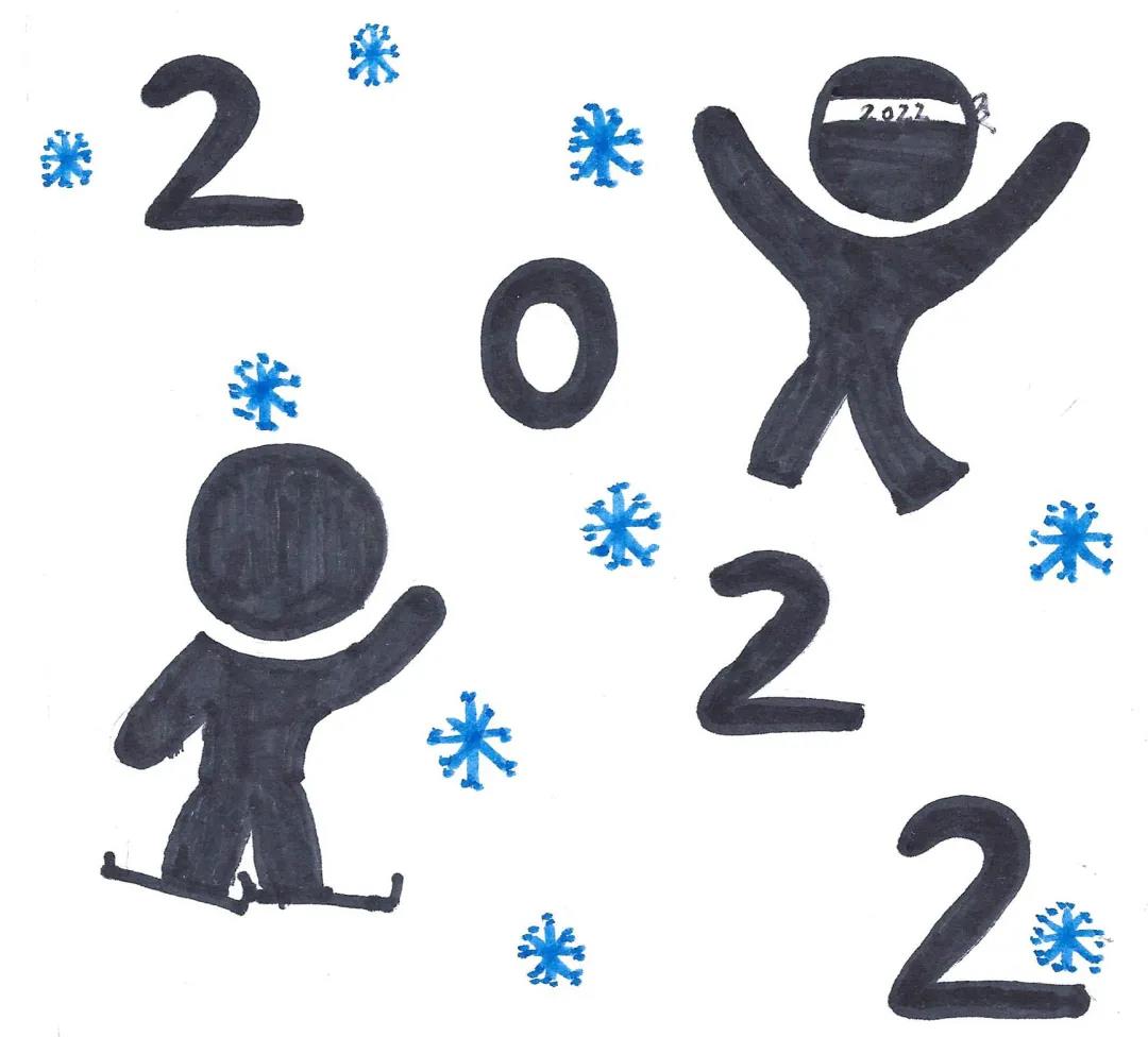 北京冬奥图案创意设计手绘图片-图6