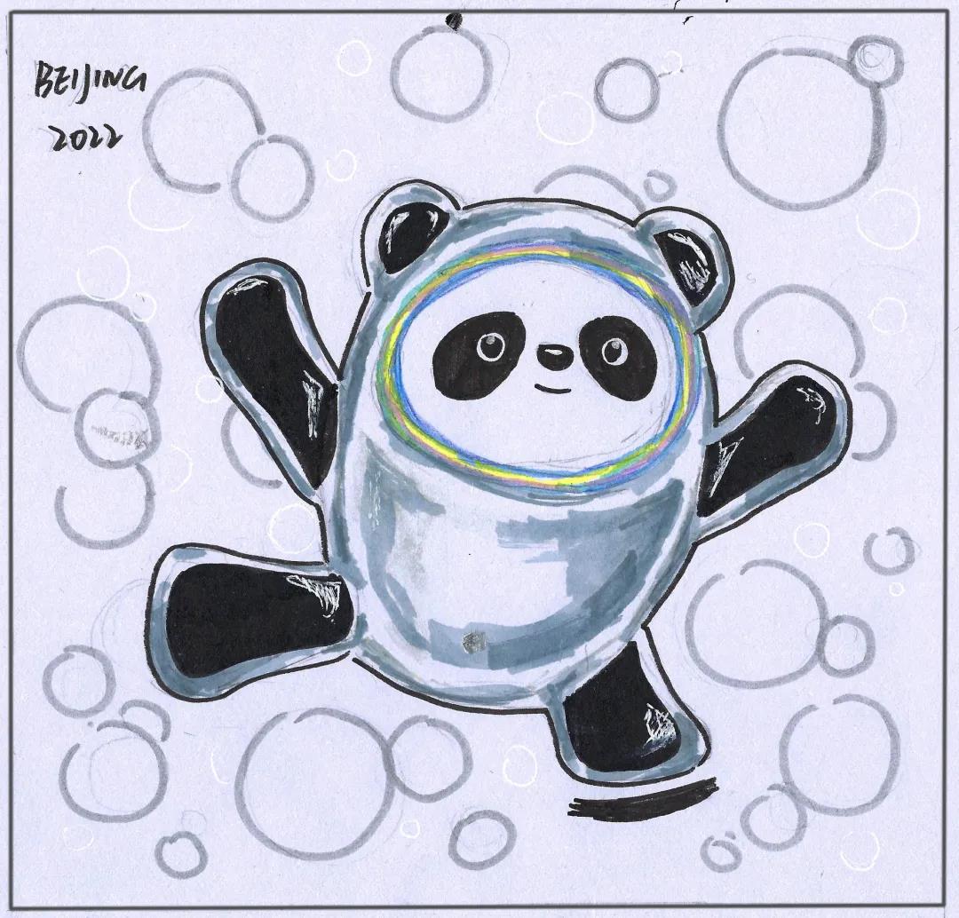 9张简单漂亮的冬奥会简笔画-图6