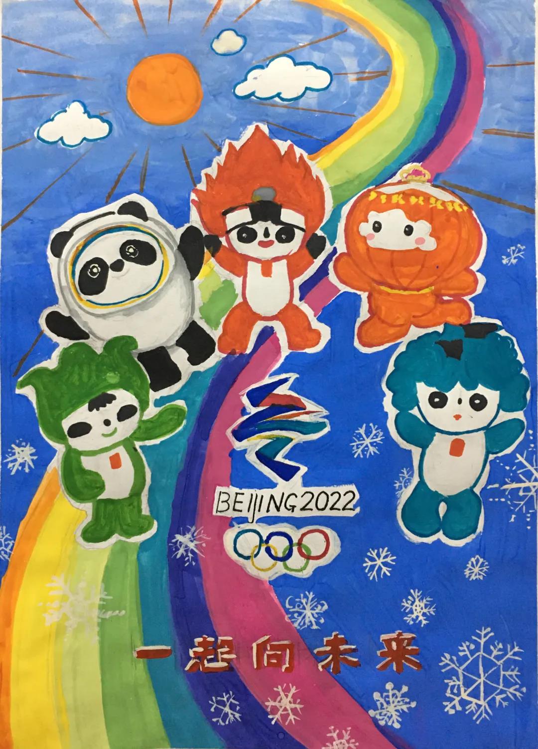 北京冬奥会创意手绘海报-图2