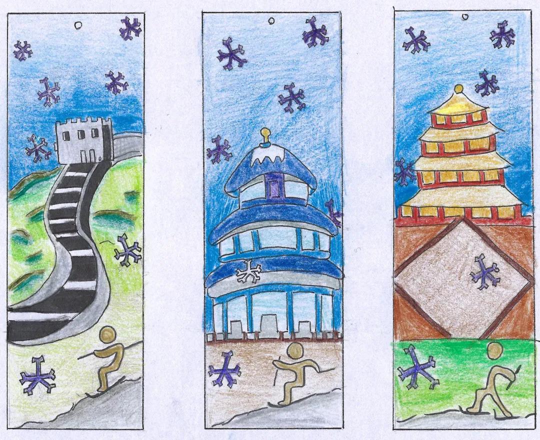 北京冬奥会书签设计制作-图1