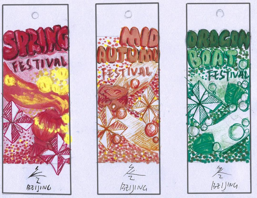 北京冬奥会书签设计制作-图4