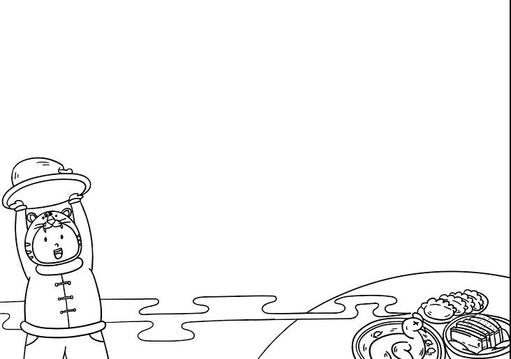 2022春节手抄报简单漂亮-图3