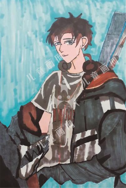 动漫人物绘画儿童