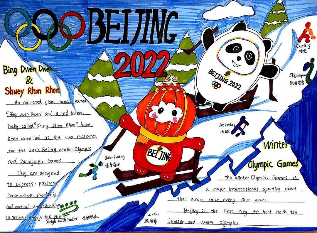 2022北京冬奥会手抄报漂亮-图3