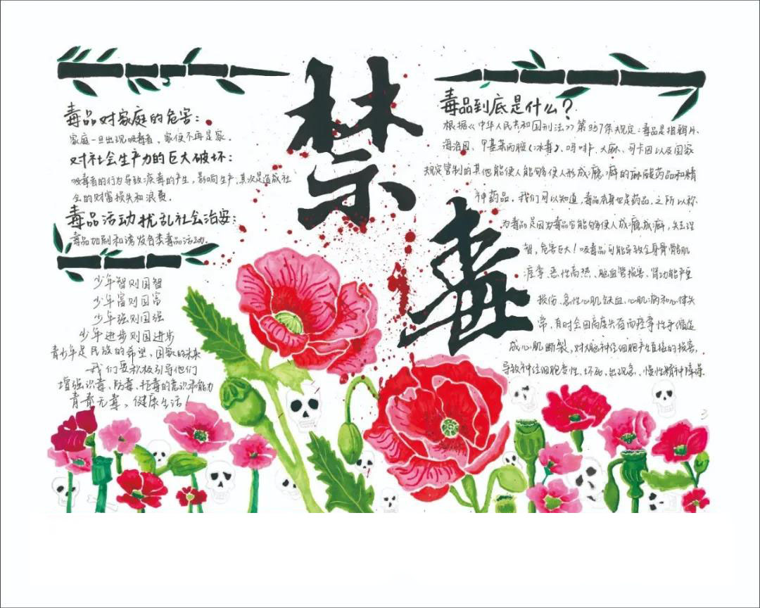 健康人生绿色无毒主题手抄报-图2