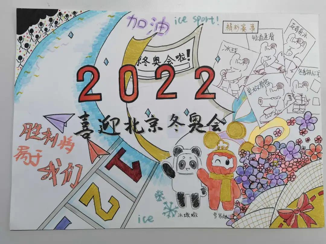 “喜迎北京冬奥会，一起向未来”主题绘画-图4