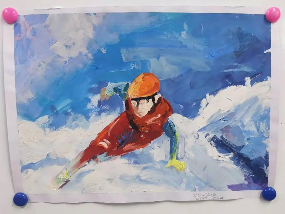 “筑梦冰雪，燃情冬奥”主题绘画-图6