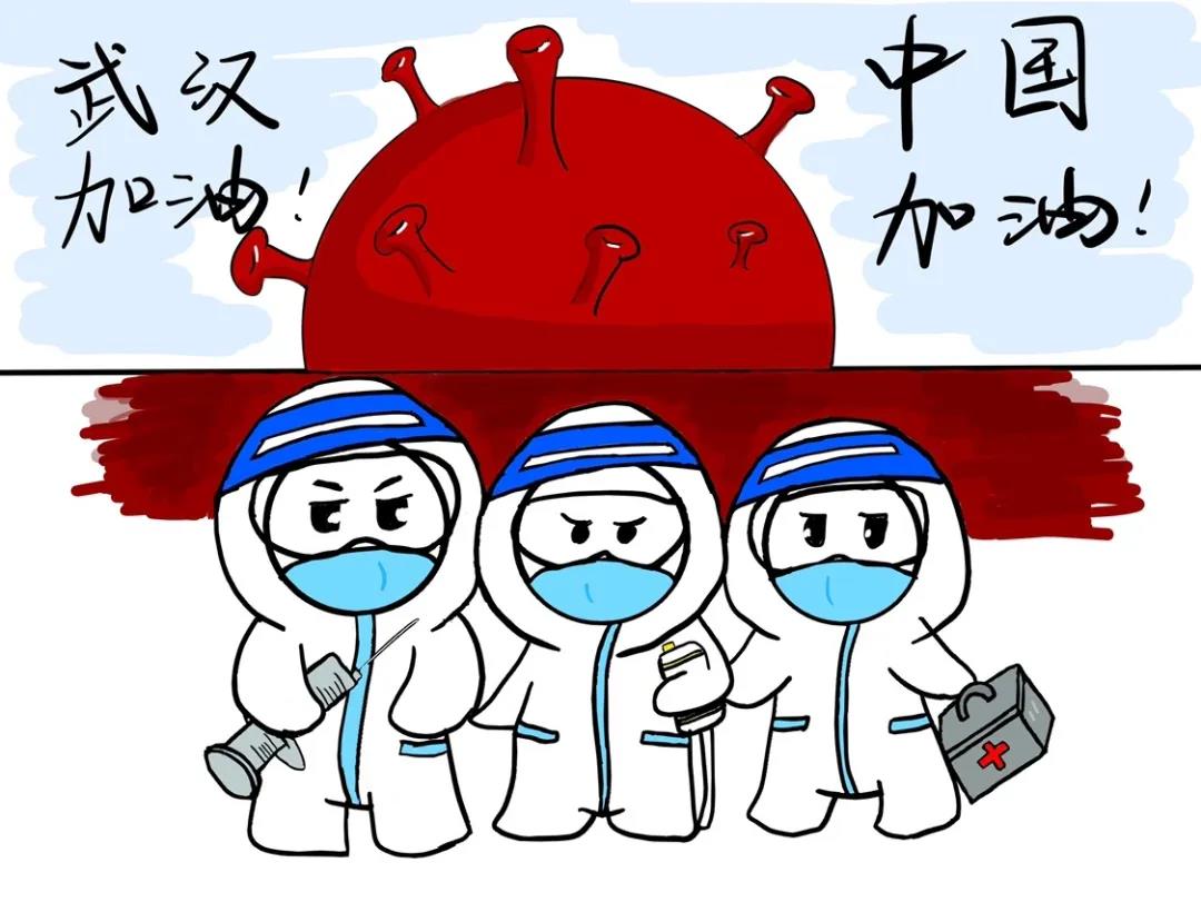 抗疫防疫主题儿童画-图7