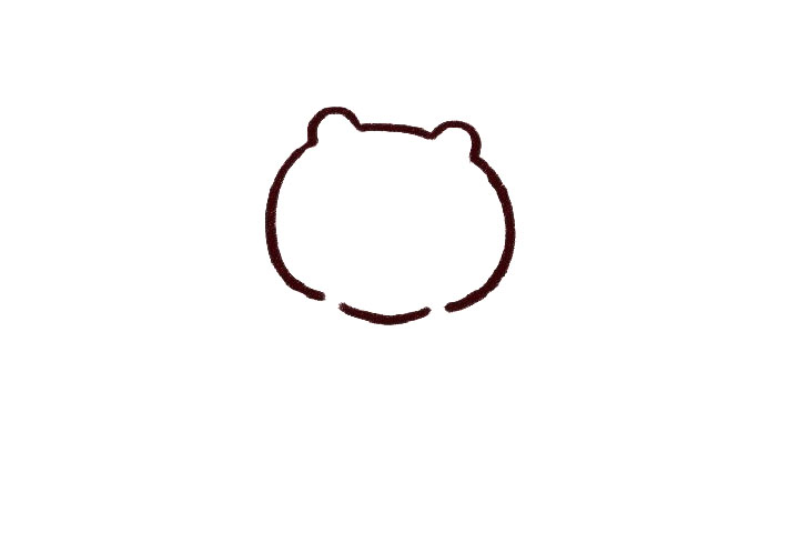 2022虎年画虎 开心的老虎简笔画教程-图1