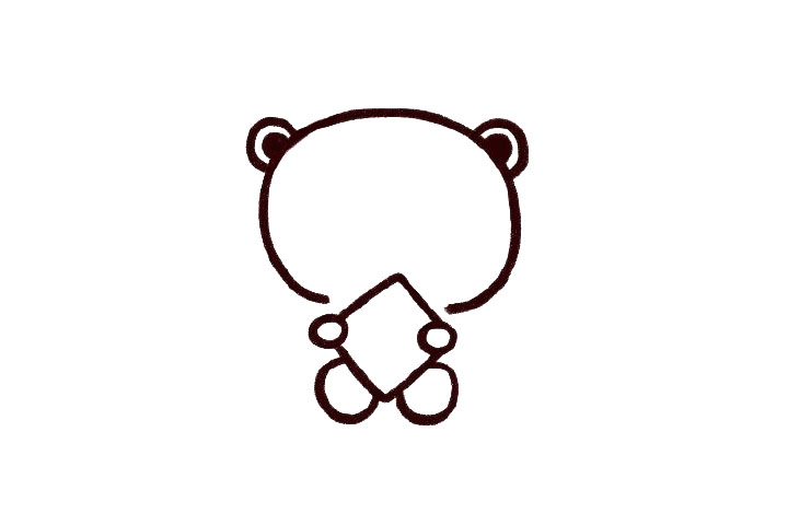 2022虎年画虎 发财虎简笔画教程-图2