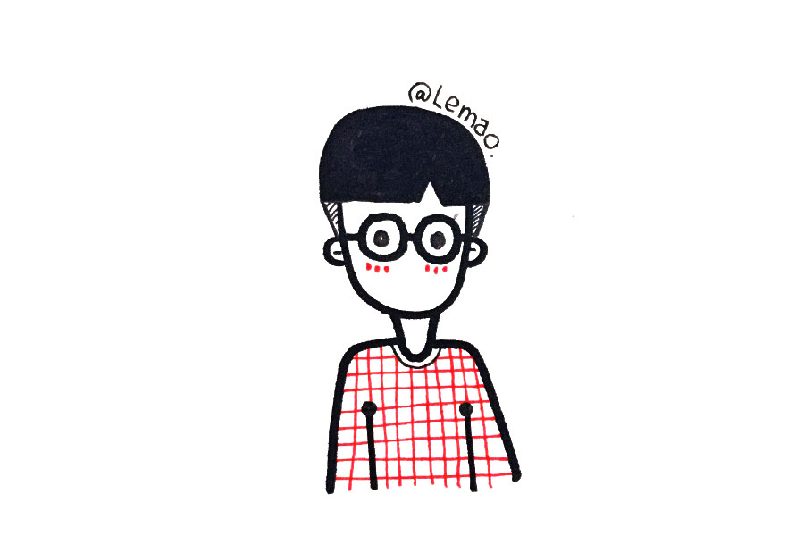 一组帅气的小男孩简笔画图片-图9