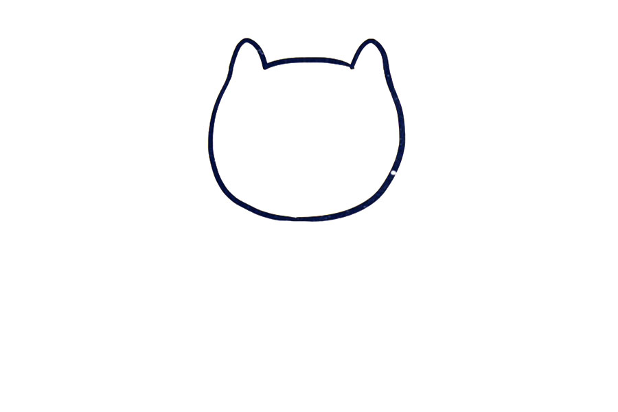 招财招福 招财猫简笔画教程-图2