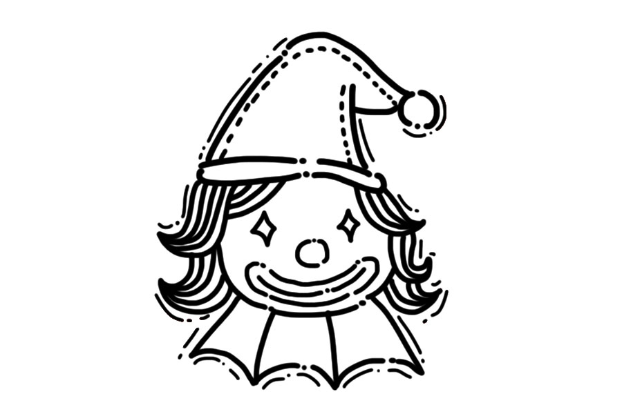 小丑怎么画简单可爱-图8