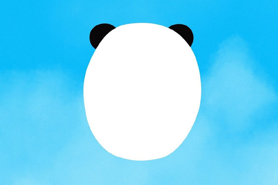 为奥运加油 冰墩墩简笔画教程-图1