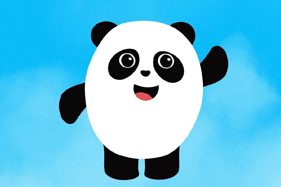 为奥运加油 冰墩墩简笔画教程-图4