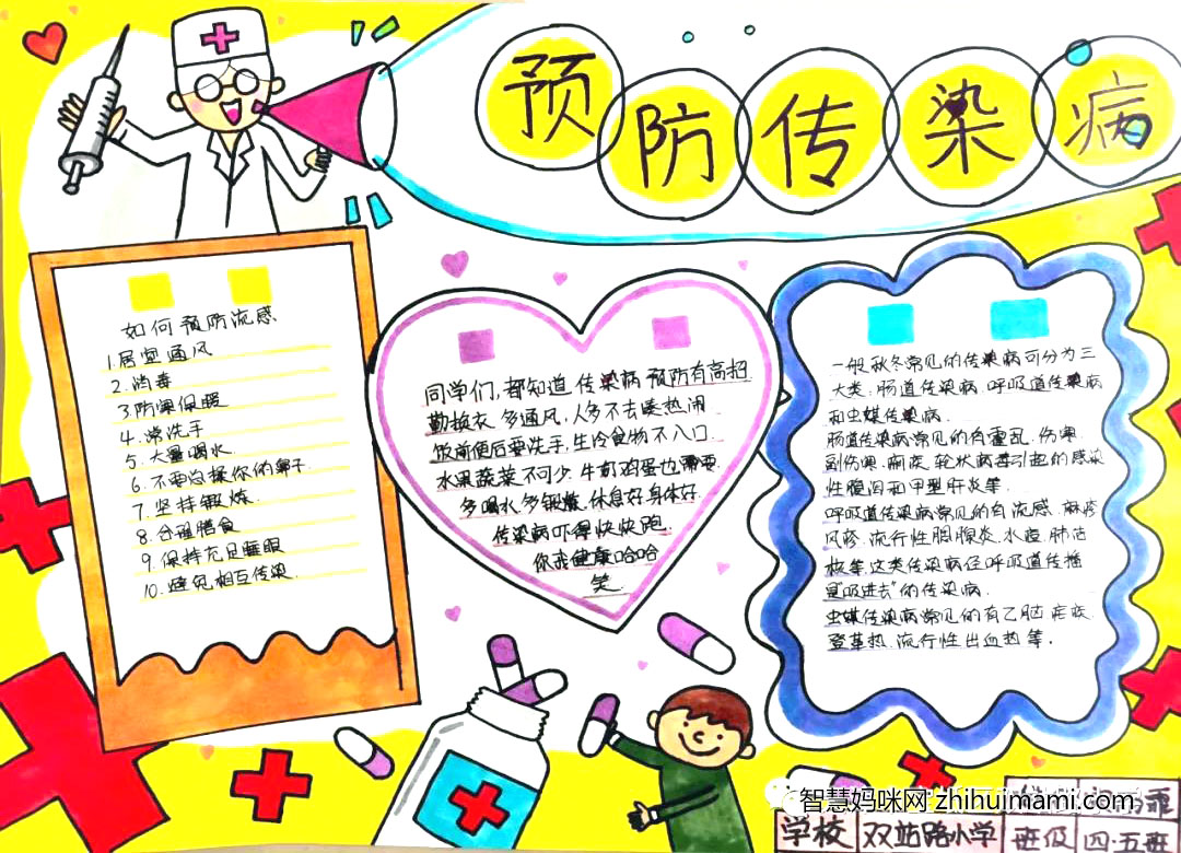 预防冬季传染病手抄报图片-图4