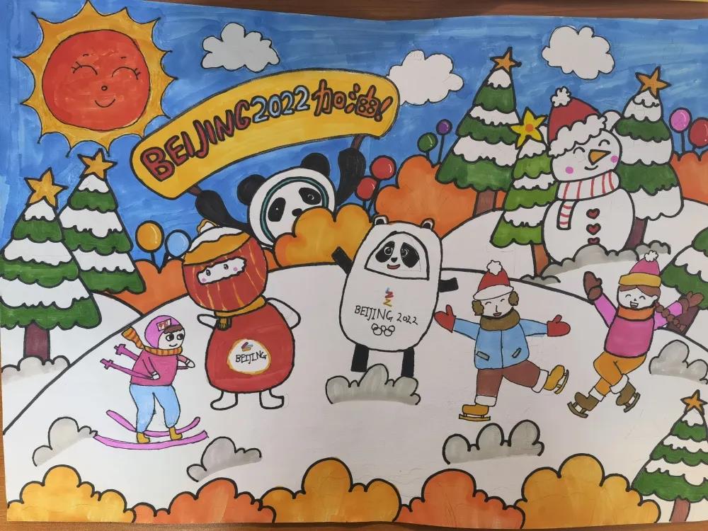 激情冬奥绘画欣赏-图4