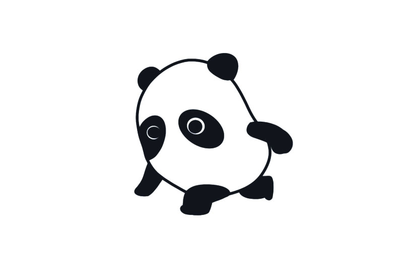 冰墩墩版冬奥会项目冰壶简笔画教程-图2