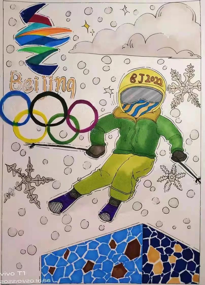 2022走进北京体验不一样的冬奥主题绘画-图6