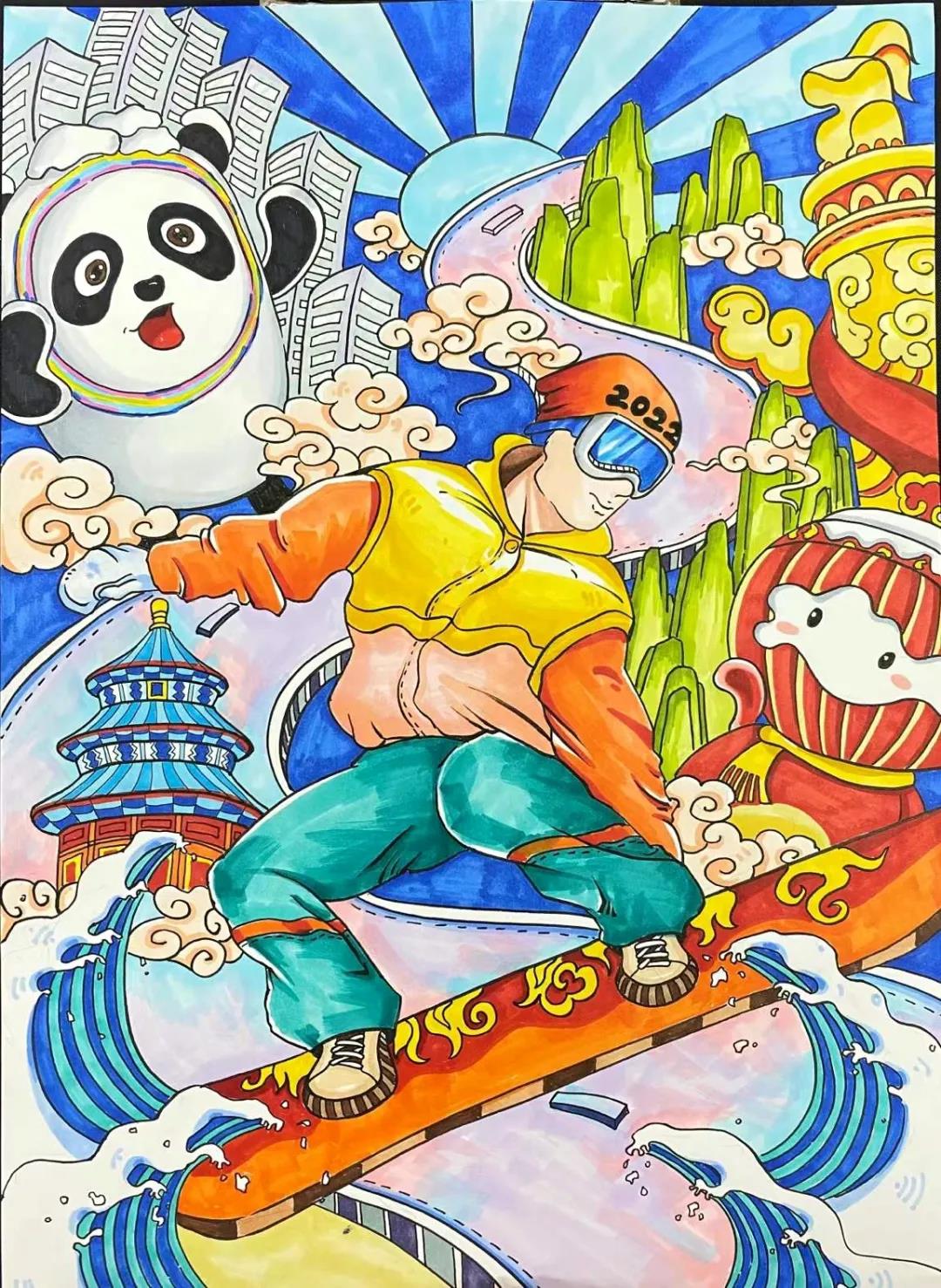 别样中国别样冬奥会绘画-图3