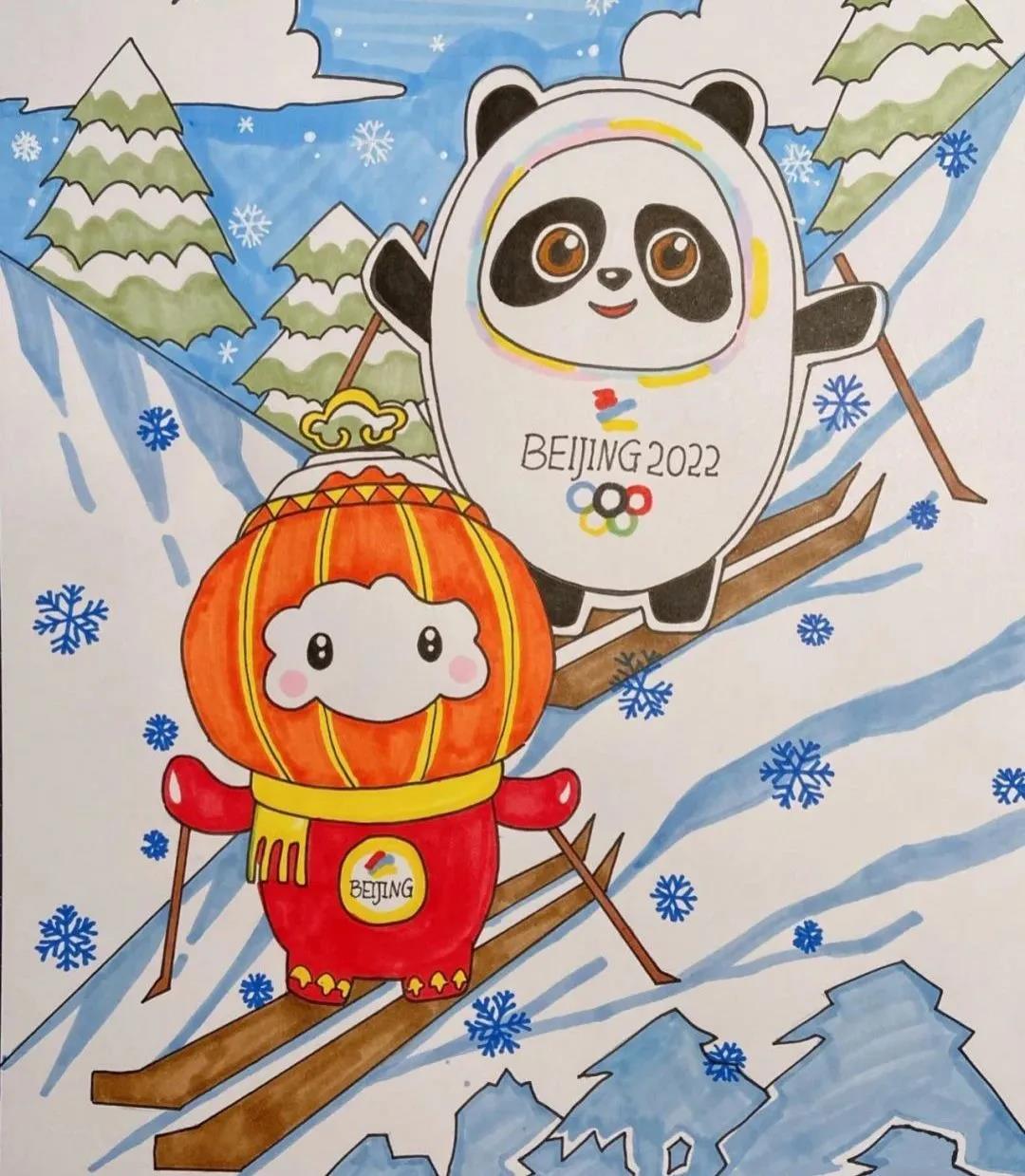 2022冬奥画画图片-图2