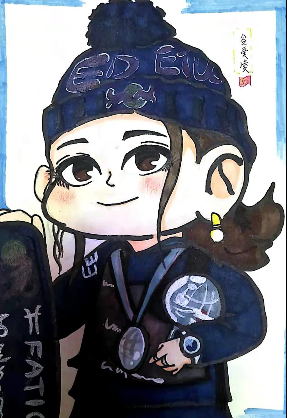 冬奥会中国运动健儿加油主题画-图6