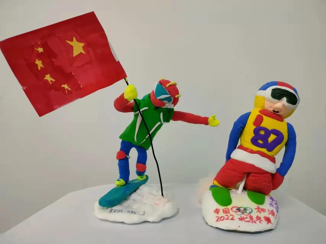“北京冬奥，中国加油”彩泥手工制作-图3