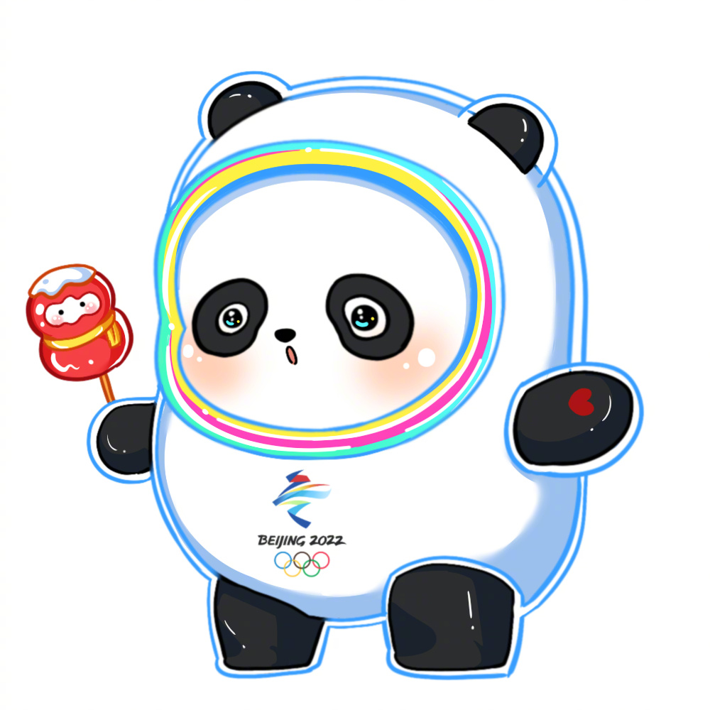 9张冬奥项目冰墩墩头像简笔画-图9