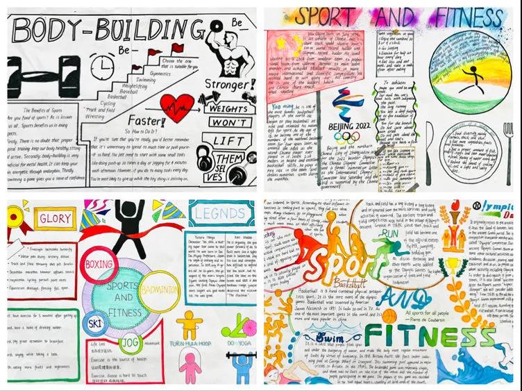 “热爱运动，热爱生命”主题英语手抄报-图9