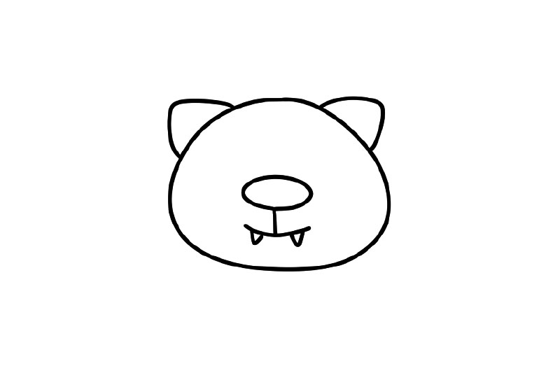 虎年简笔画 可爱老虎怎么画-图2