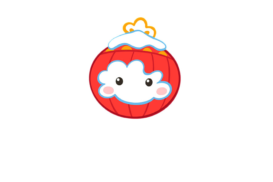 2022北京冬残奥会吉祥物雪容融的详细画法步骤-图3