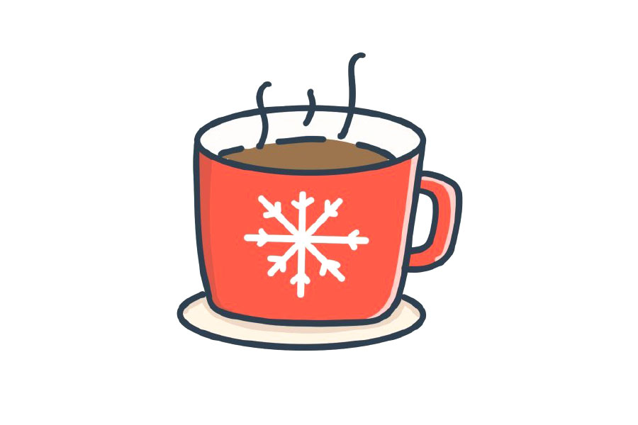 冬日主题简笔画 暖心热饮怎么画