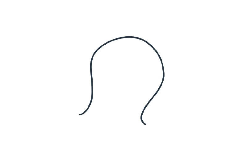 冬日主题简笔画 围巾怎么画-图1