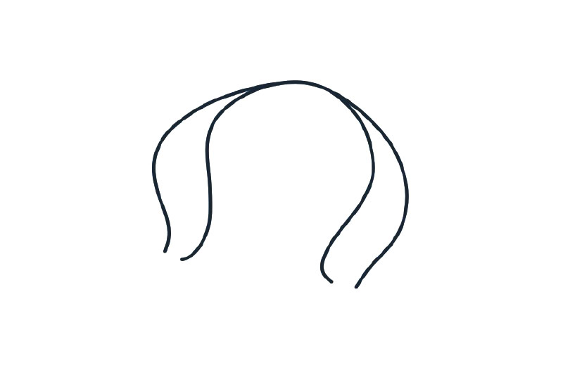 冬日主题简笔画 围巾怎么画-图2