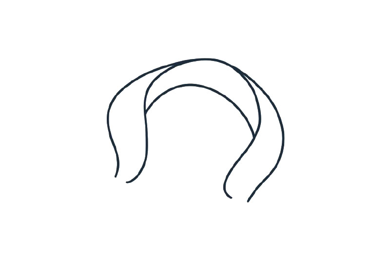 冬日主题简笔画 围巾怎么画-图3