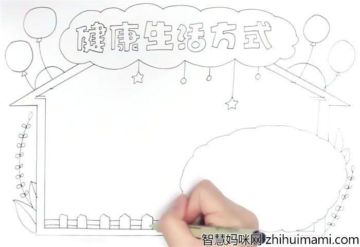 健康生活方式手抄报-图2