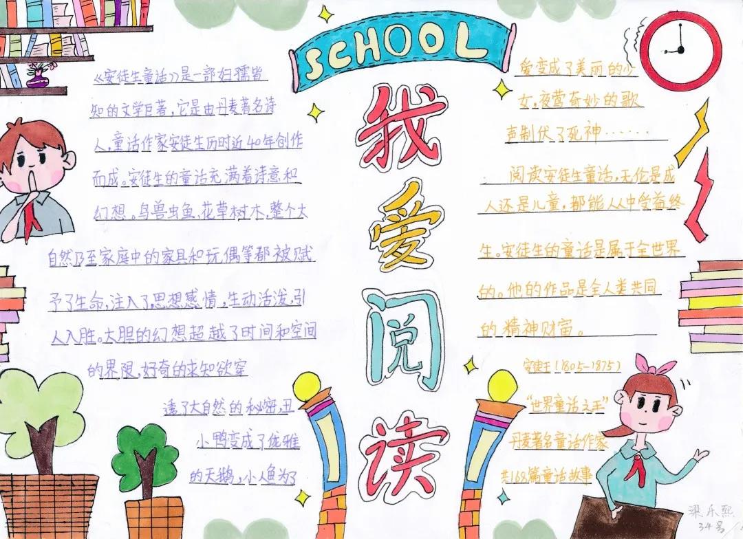 小学童话故事手抄报-图1