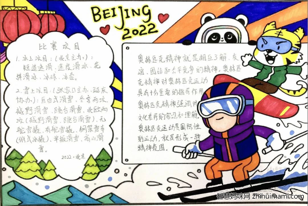 2022北京欢迎你主题手抄报图片-图5