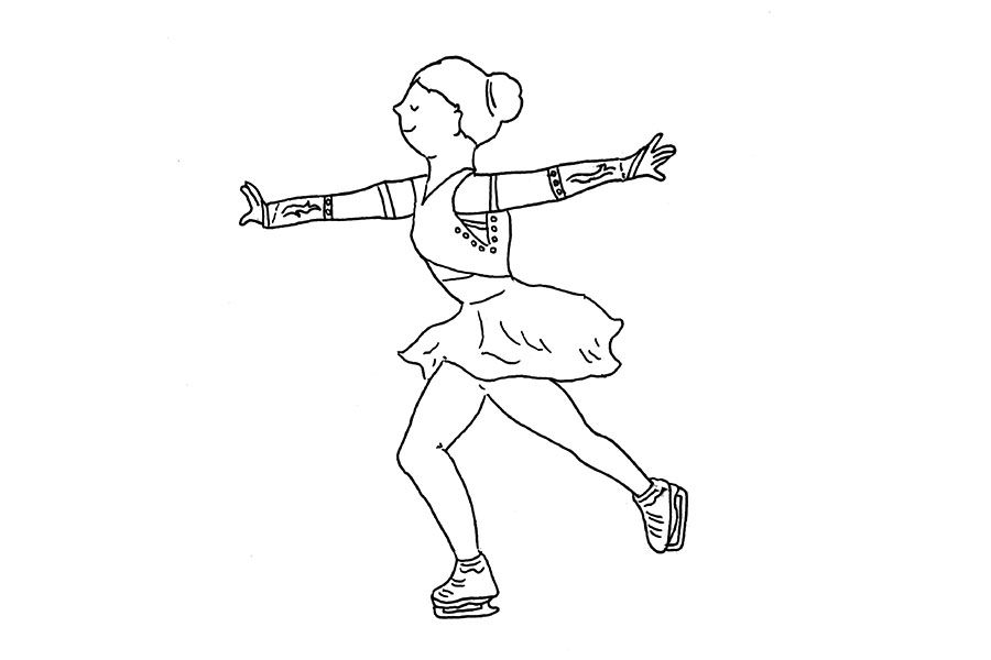 体育人物简笔画 2022冬奥体育项目简笔画-图8